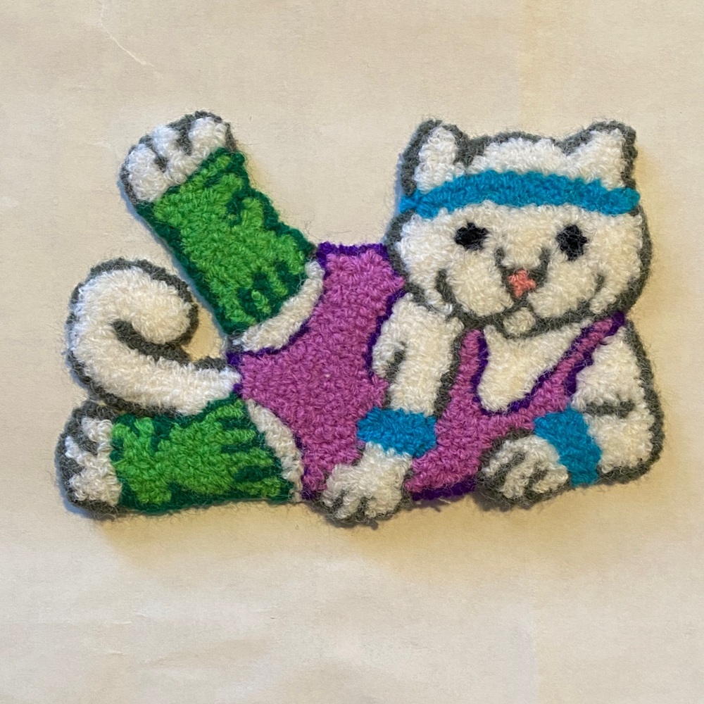 Vintage Cute Cat Patches iron on set of 4 - Picture 4 of 10